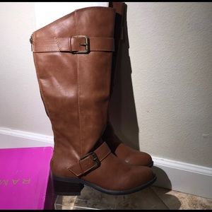 Rampage Cognac Vegan boots